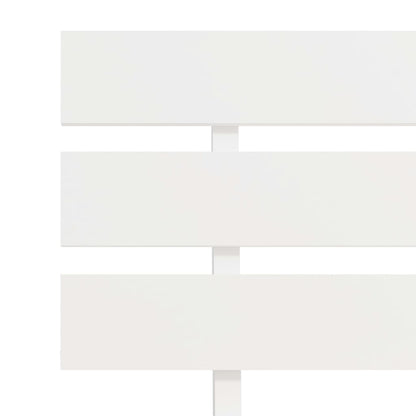 Bed Frame | White | Solid pine wood and Plywood | Double | Durable