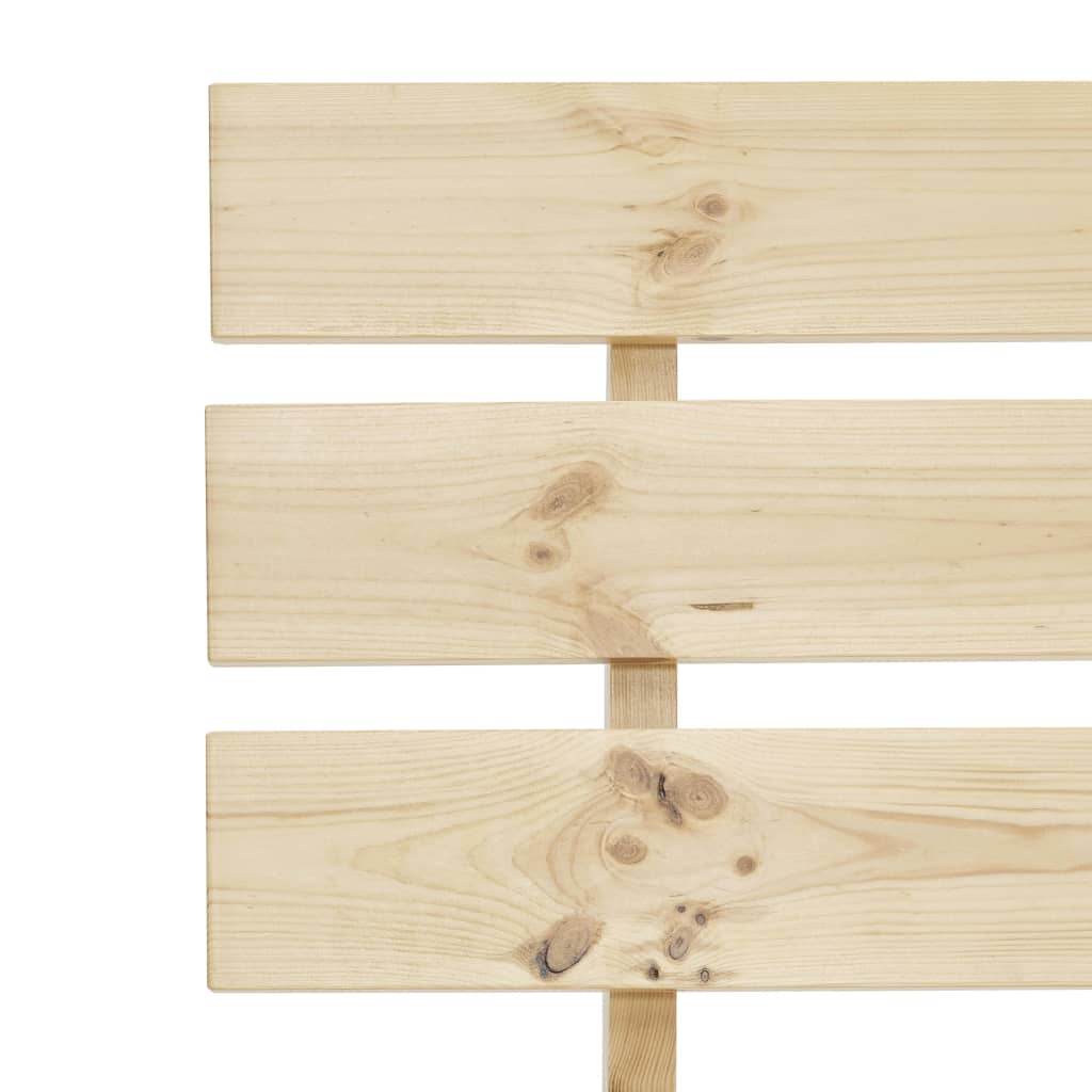 Bed Frame | Natural Wood | Solid Pine Wood, Plywood | Double | Tough