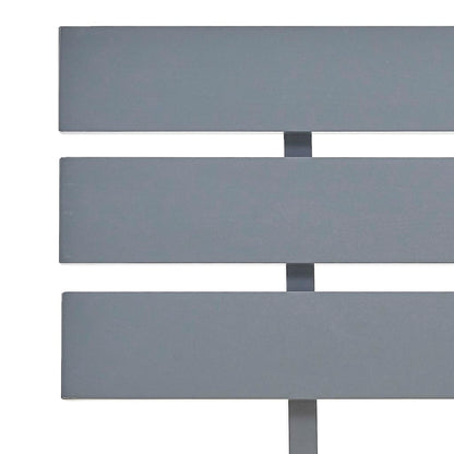 Bed Frame | Grey | Solid Pine Wood and Plywood | Single | Durable