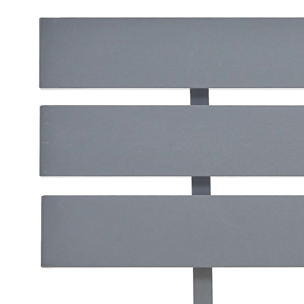 Bed Frame | Grey | Solid pine wood and plywood | Super King | Durable