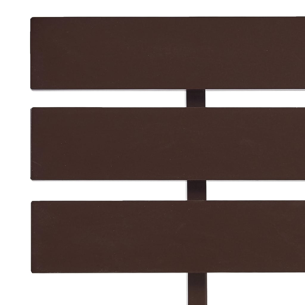 Bed Frame | Dark Brown | Solid pine wood, plywood | Double | Durable