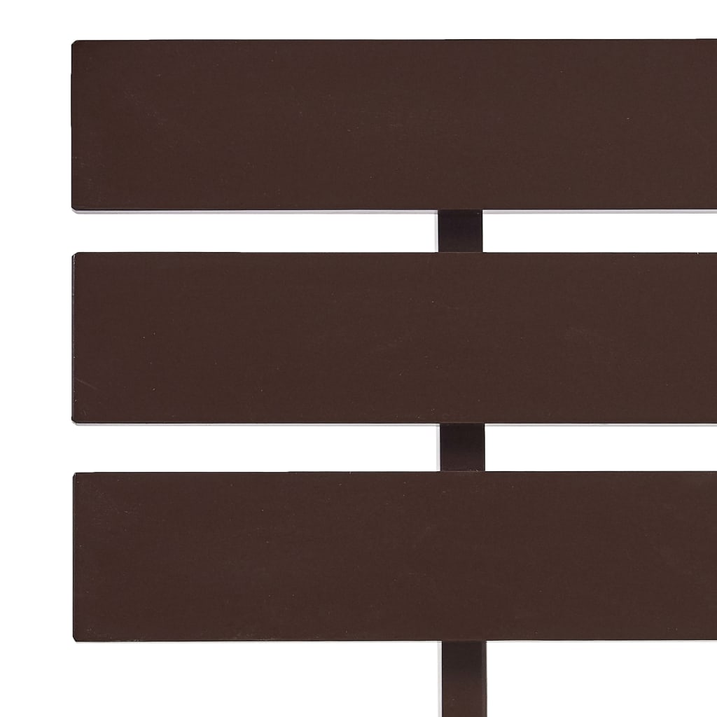 Bed Frame | Dark brown | Solid pine wood, Plywood slats | 160x200 cm