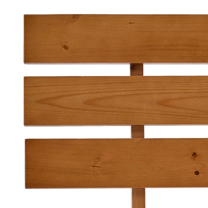 Bed Frame | Honey Brown | Solid pine wood and plywood | Double | Sturdy