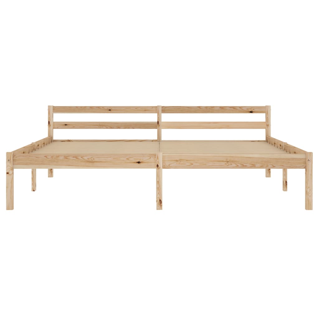 Bed Frame | Natural | Solid pine wood | Double |  Durable  | Bed Frame