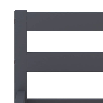 Bed Frame | Grey | Solid pine wood | 140x200 cm | Durable | Bed Frame