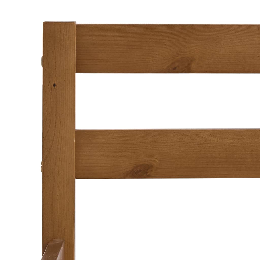 Bed Frame | Honey Brown | Solid Pine Wood | Double | Durable | Bed Frame