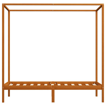 Bed Frame | Honey brown | Solid pine wood | Single | Bed Frame