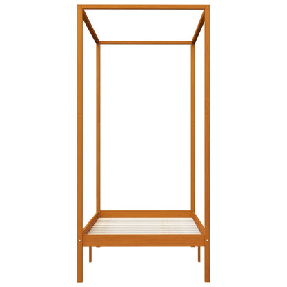 Bed Frame | Honey brown | Solid pine wood | Single | Bed Frame