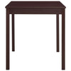 Dining Table Dark Brown 140x70x73 cm Pinewood