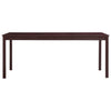 Dining Table Dark Brown 180x90x73 cm Pinewood
