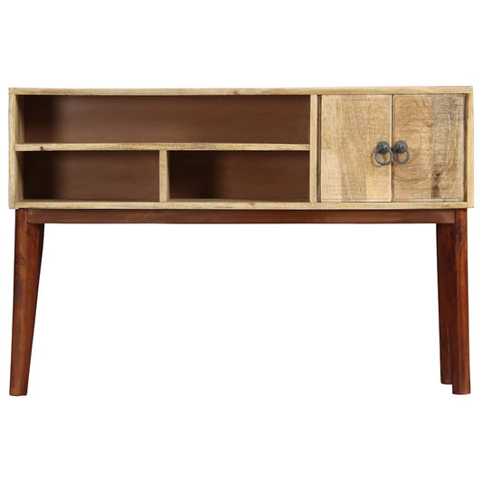 Console Table | Natural wood colour | Solid Rough Mango Wood | Medium