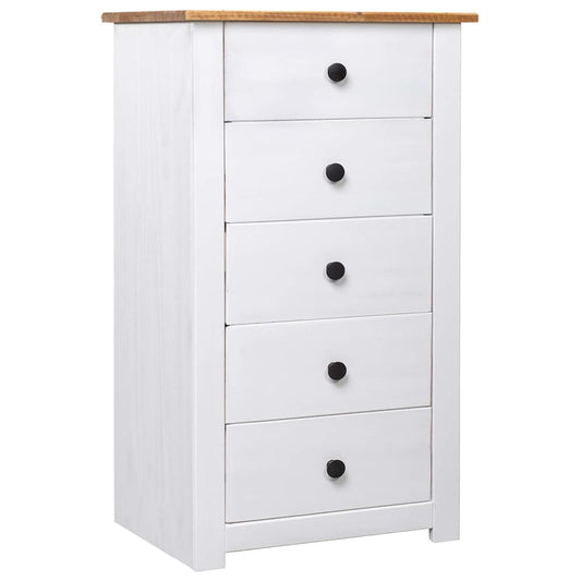Sideboard White 46x40x89 cm Pine Panama Range