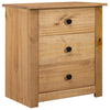 Bedside Cabinet 46x40x57 cm Pinewood Panama Range
