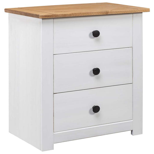Bedside Cabinet | White | Solid pine wood | Medium | Bedside Cabinet