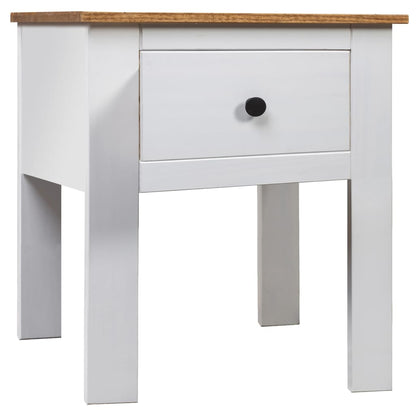 Bedside Cabinet | White, Natural | Solid Pine Wood | 46x40x57 cm