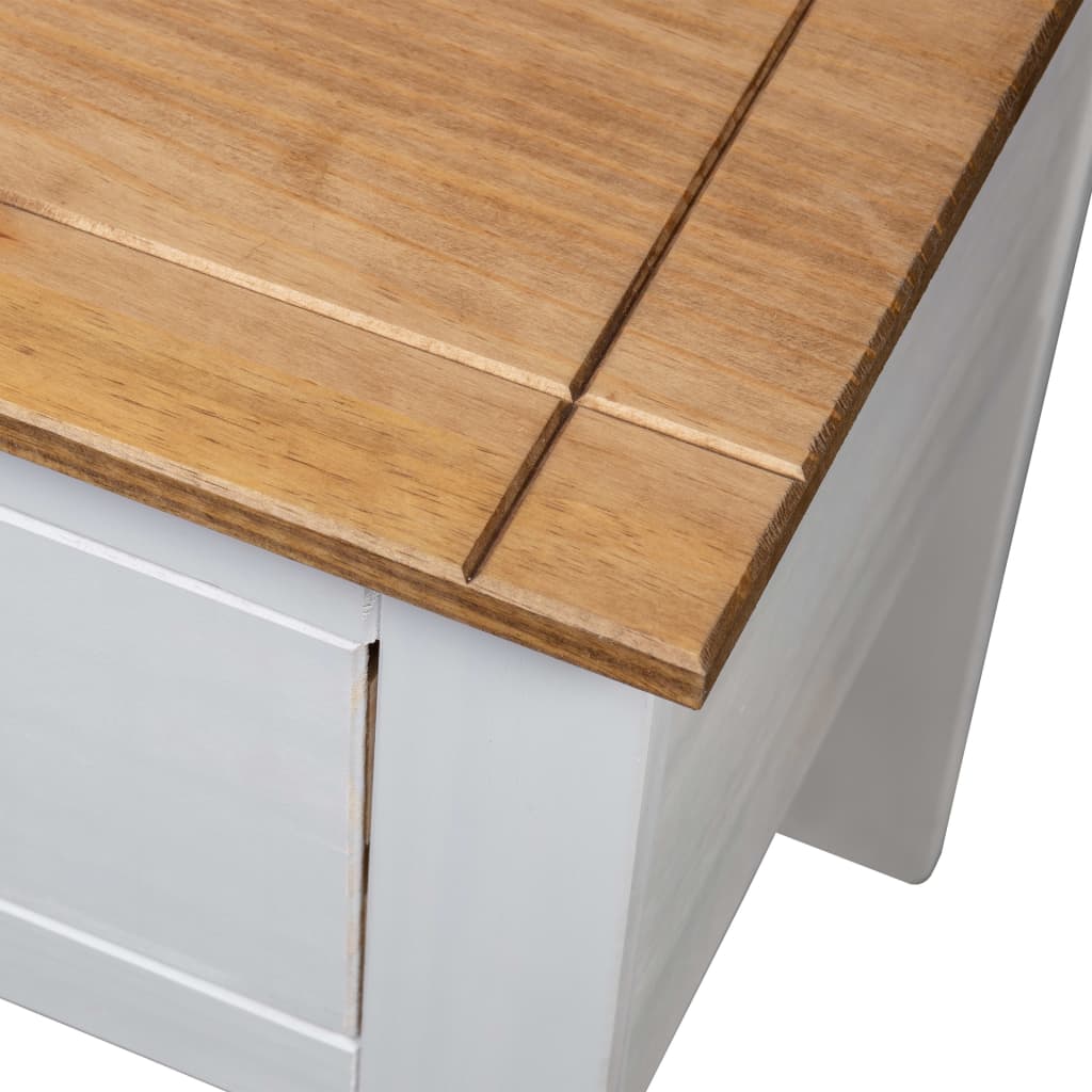 Bedside Cabinet | White, Natural | Solid Pine Wood | 46x40x57 cm