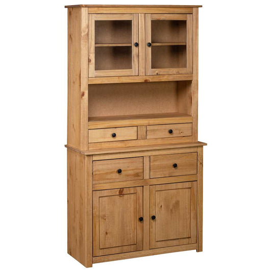 Highboard | Natural | Solid pine wood | Medium | Highboard | Rectangular