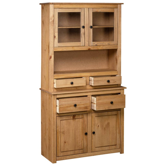 Highboard | Natural | Solid pine wood | Medium | Highboard | Rectangular