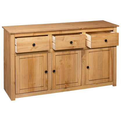 Sideboard | Natural wood colour | Solid pinewood | Large | Sideboard