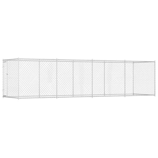Dog Kennel | Silver | Galvanised steel | Extra Large