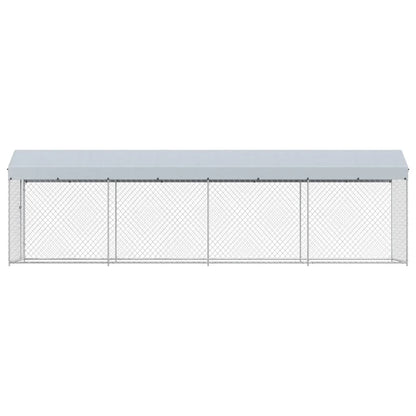 Outdoor Dog Kennel with Roof 760x190x225 cm