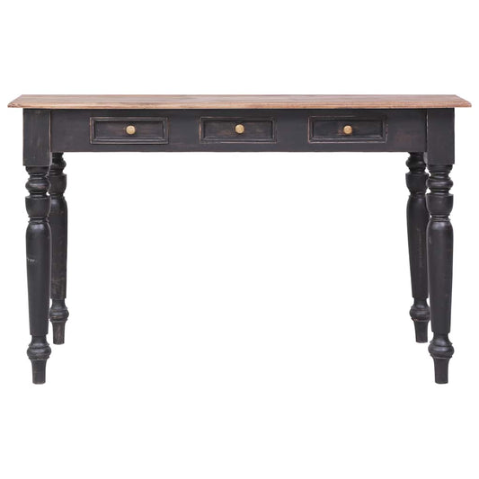 Desk | Old brown | Solid mahogany wood | Medium | Desk | Rectangular