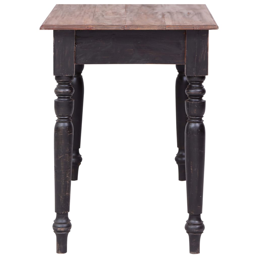Desk | Old brown | Solid mahogany wood | Medium | Desk | Rectangular