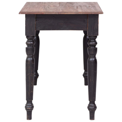 Desk | Old brown | Solid mahogany wood | Medium | Desk | Rectangular
