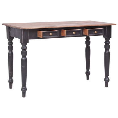 Desk | Old brown | Solid mahogany wood | Medium | Desk | Rectangular