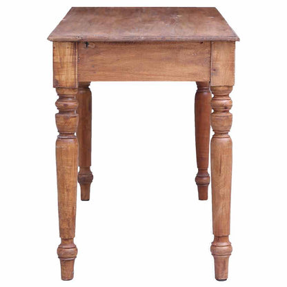 Desk with Drawers 117x57x75 cm Solid Mahogany Wood