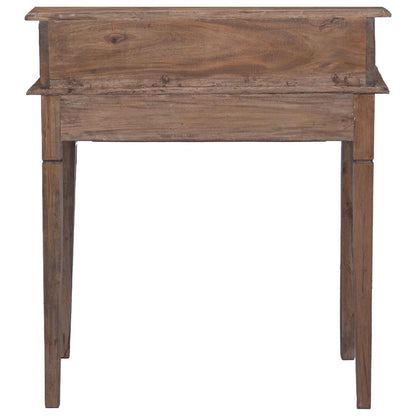 283912 vidaXL Writing Desk with Drawers 90x50x101 cm Solid Mahogany Wood