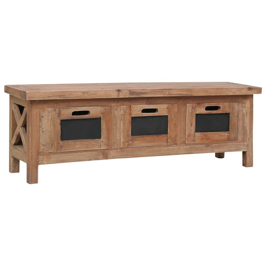 TV Cabinet | Brown and black | Solid mahogany wood | Medium | TV Cabinet
