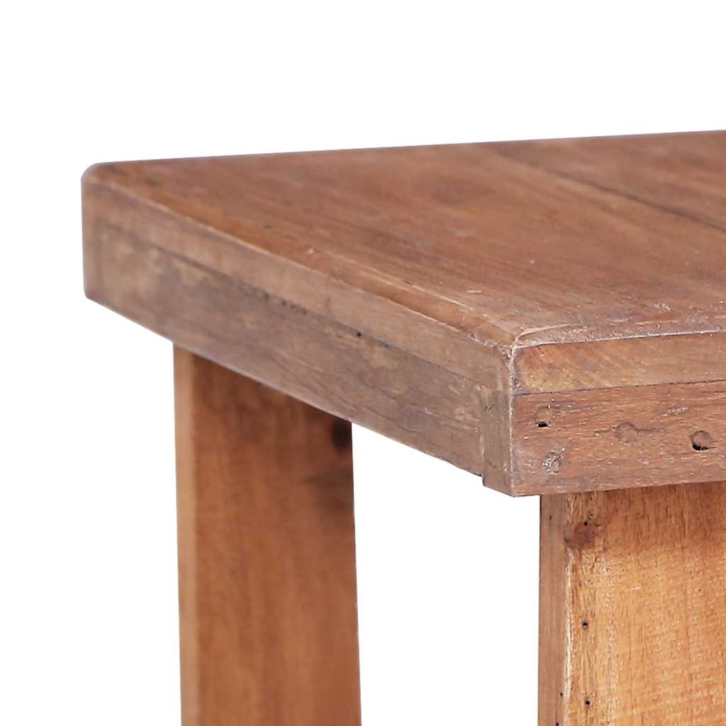 Coffee Table 23.6"x17.7"x9.1" Solid Mahogany Wood