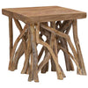 Log Coffee Table 15.7"x15.7"x15.7" Mixed Recycled Wood