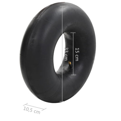 Inner Tube | Black | Rubber | 15x6.00-6 4PR | Durable | Inner Tube