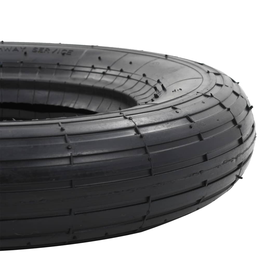 Tyre | Black | Rubber | 3.50-8 | Heavy Weight Endurance | Tyre | Circular