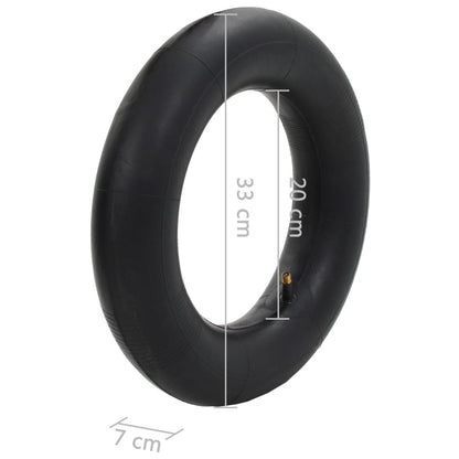 Inner Tube | Black | Rubber | Fits sizes 3.50-8/16x4/4.00-8/400x100