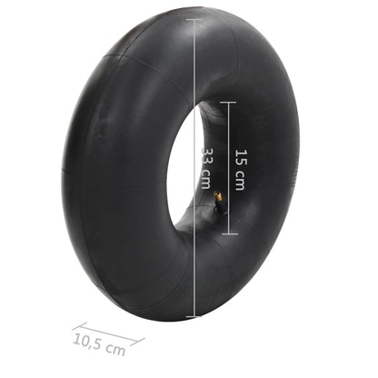 Tyre And Inner Tube | Black | Rubber | Heavy Weight Endurance