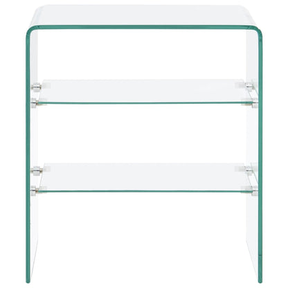 Coffee Table 50x40x56 cm Tempered Glass