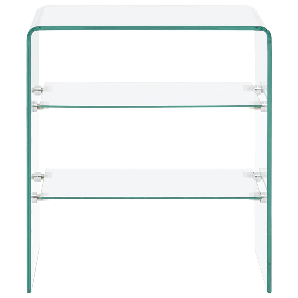 Coffee Table 50x40x56 cm Tempered Glass