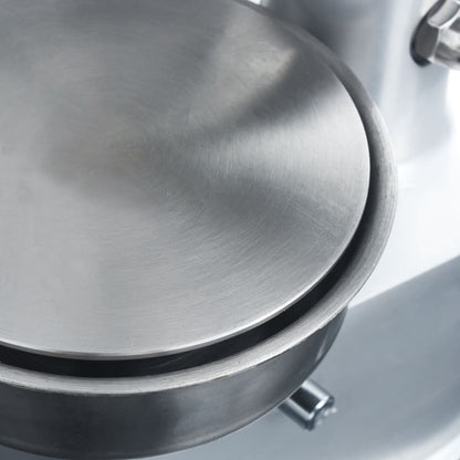 Hamburger Press Machine with 500 Patty Papers Aluminium 13 cm