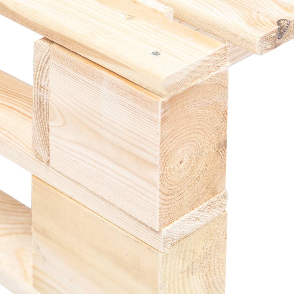 Garden Pallet Ottoman Wood
