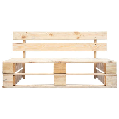 Pallet Bench | Natural wood colour | Impregnated pinewood | Standard