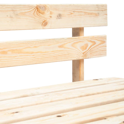 Pallet Bench | Natural wood colour | Impregnated pinewood | Standard