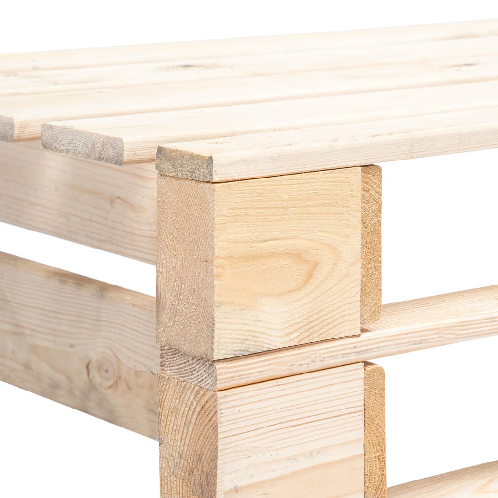 Pallet Bench | Natural wood colour | Impregnated pinewood | Standard