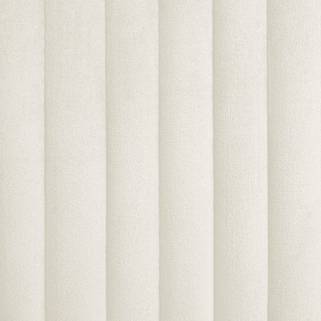 Dining Chairs 6 pcs Cream Velvet
