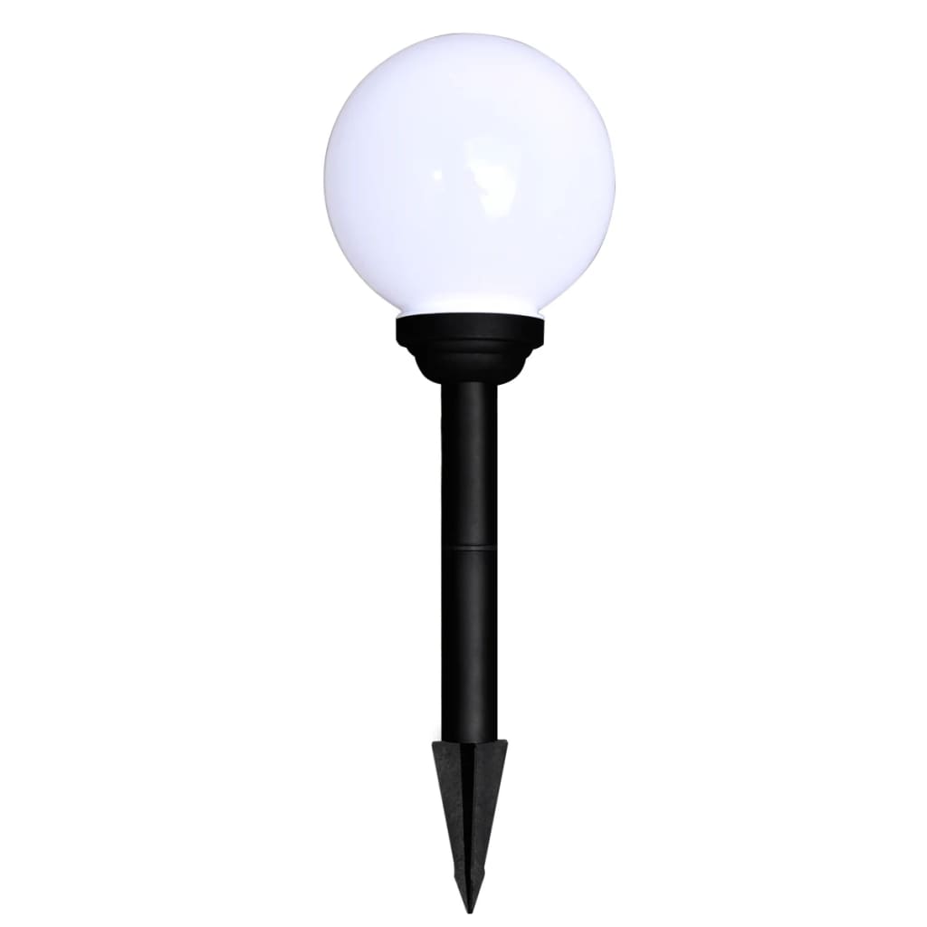 Outdoor Pathway Lamps 6 pcs LED 20 cm with Ground Spike