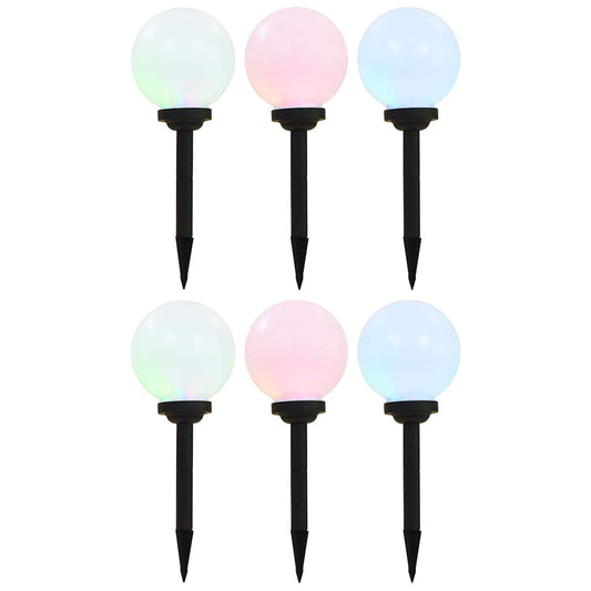 Solar Light | Set of 6 | White | Polypropylene | Medium