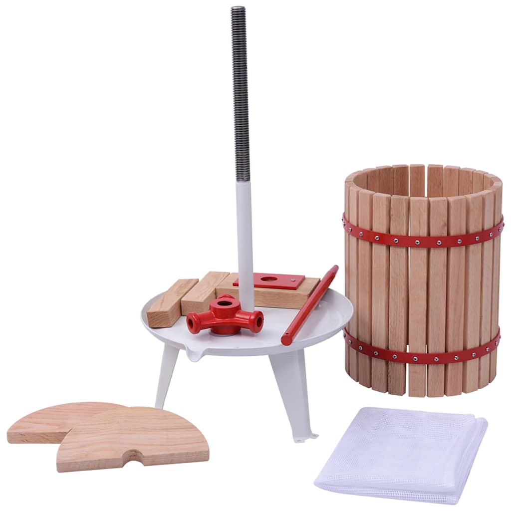 2 Piece Fruit & Wine Press and Crusher Set
