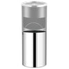 Ashtray Dustbin Hotel 30 L Steel Black